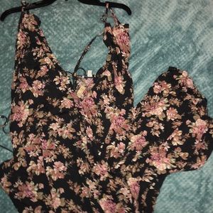 NWT, Floral button front maxi dress size XL